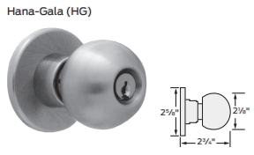 HG - Hana Knob, Gala Rose [-$57.00]